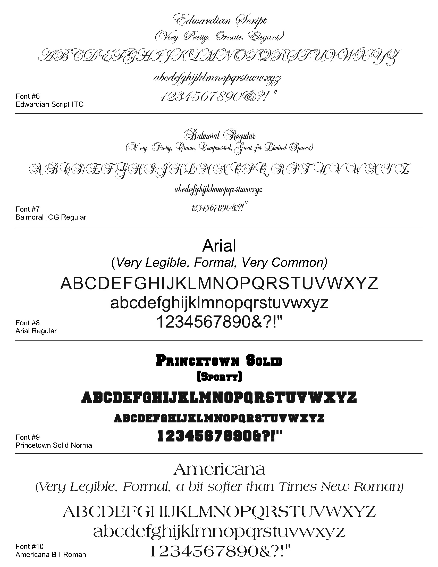 Font Ideas - Page 2